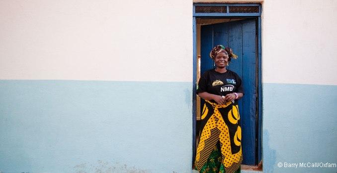 Ester Jerome Mtegule, Oxfam Ireland's first Female Food Hero. Lyenge, Tanzania. 2011