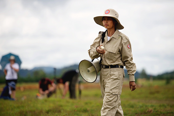 Saysamone at work. Photo: UNDP Lao PDR/Lou Sensouphone