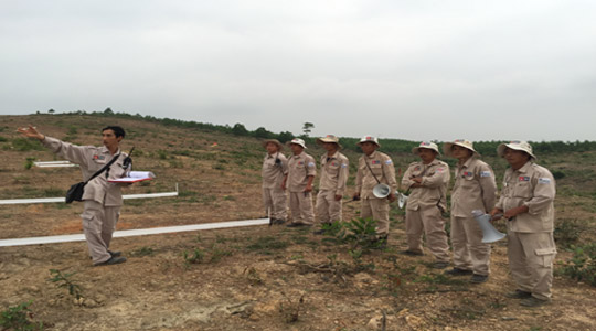 Mines Advisory Group mine clerance site