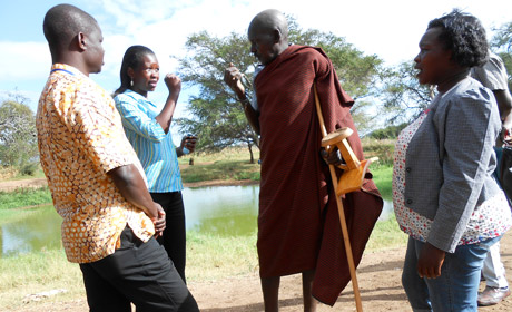 Nourish researchers consulting with Community leaders in Karamoja region, Northern Uganda. Photo Copyright: Nourish Project