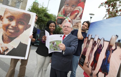 Minister of State Joe Costello launches "Reducing Hunger, Strenthening Resilience: Irish Aid Annual Report 2012" at the Irish Aid Volunteering and Information Centre on O'Connell St. Photo: Maxwells