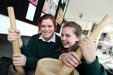 Loreto College Swords at the Irish Aid Centre