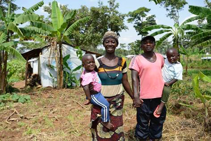 Emanuel with his wife and two young boys in May 2015